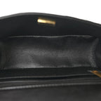 Aged Calfskin Chevron Quilted 2.55 Reissue Mini Flap Black