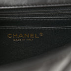 Aged Calfskin Chevron Quilted 2.55 Reissue Mini Flap Black