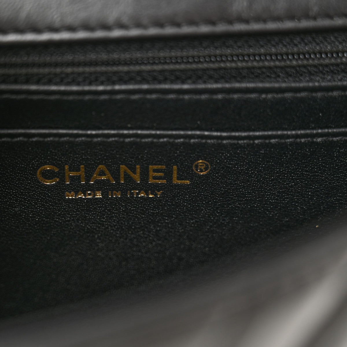 Aged Calfskin Chevron Quilted 2.55 Reissue Mini Flap Black
