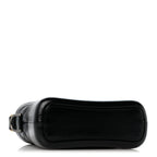 Aged Calfskin Chevron Quilted Small Gabrielle Hobo Black
