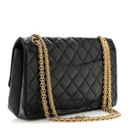 Aged Calfskin Quilted 2.55 Reissue 226 Flap Black