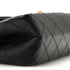 Aged Calfskin Quilted 2.55 Reissue 226 Flap Black
