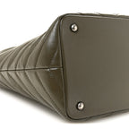 Aged Calfskin Quilted Mad About Quilting Small Hobo Green