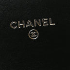 Aged Calfskin Quilted Mini Reissue Wallet On Chain WOC So Black