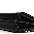 Aged Calfskin Quilted Mini Reissue Wallet On Chain WOC So Black