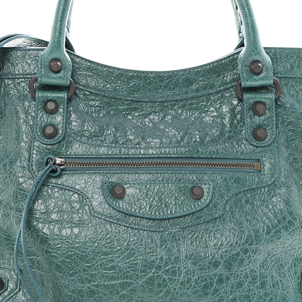 Agneau Arena Classic Hardware Medium Le City Dark Emerald