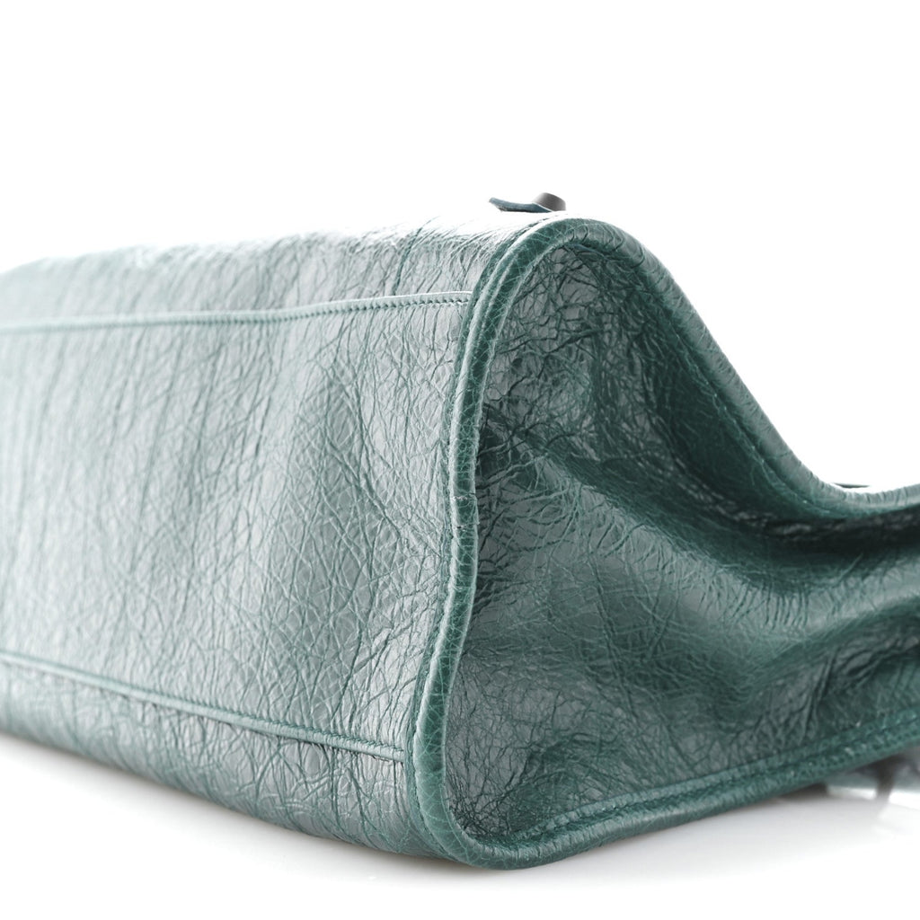 Agneau Arena Classic Hardware Medium Le City Dark Emerald
