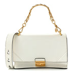 Agnello Old Shine F is Fendi Kan U Shoulder Bag White