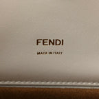 Agnello Old Shine F is Fendi Kan U Shoulder Bag White