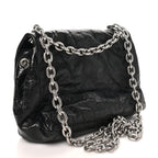 Arena Calfskin Mini Monaco Chain Shoulder Bag Black