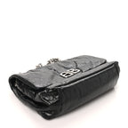 Arena Calfskin Mini Monaco Chain Shoulder Bag Black