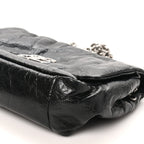 Arena Calfskin Mini Monaco Chain Shoulder Bag Black