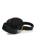 Azalea Calfskin Matelasse Diagonal Torchon GG Marmont Belt Bag 75 30 Black Romantic Cerise