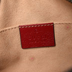 Azalea Calfskin Matelasse Diagonal Torchon GG Marmont Belt Bag 75 30 Black Romantic Cerise