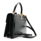 Azalea Calfskin Small Sylvie 1969 Top Handle Bag Black