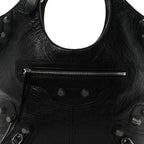 Agneau Arena Medium Le Cagole Carry All Bag Black