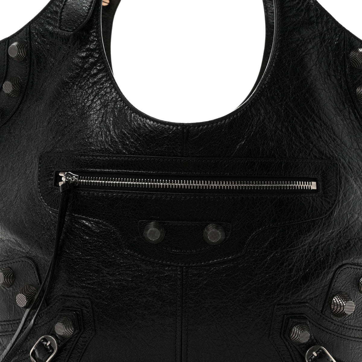 Agneau Arena Medium Le Cagole Carry All Bag Black