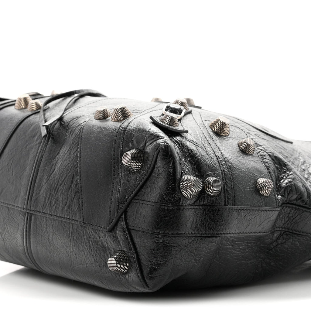 Agneau Arena Medium Le Cagole Carry All Bag Black