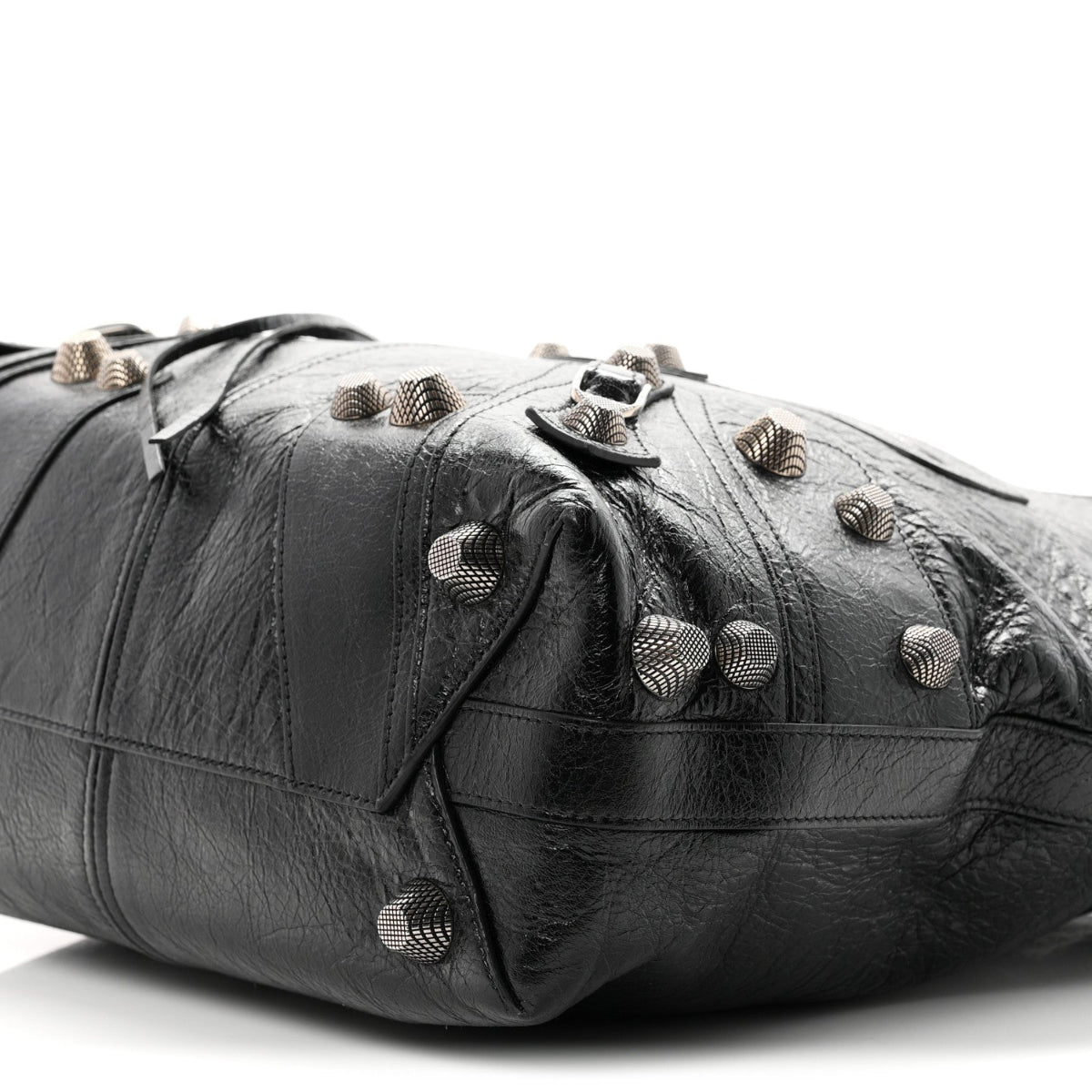 Agneau Arena Medium Le Cagole Carry All Bag Black