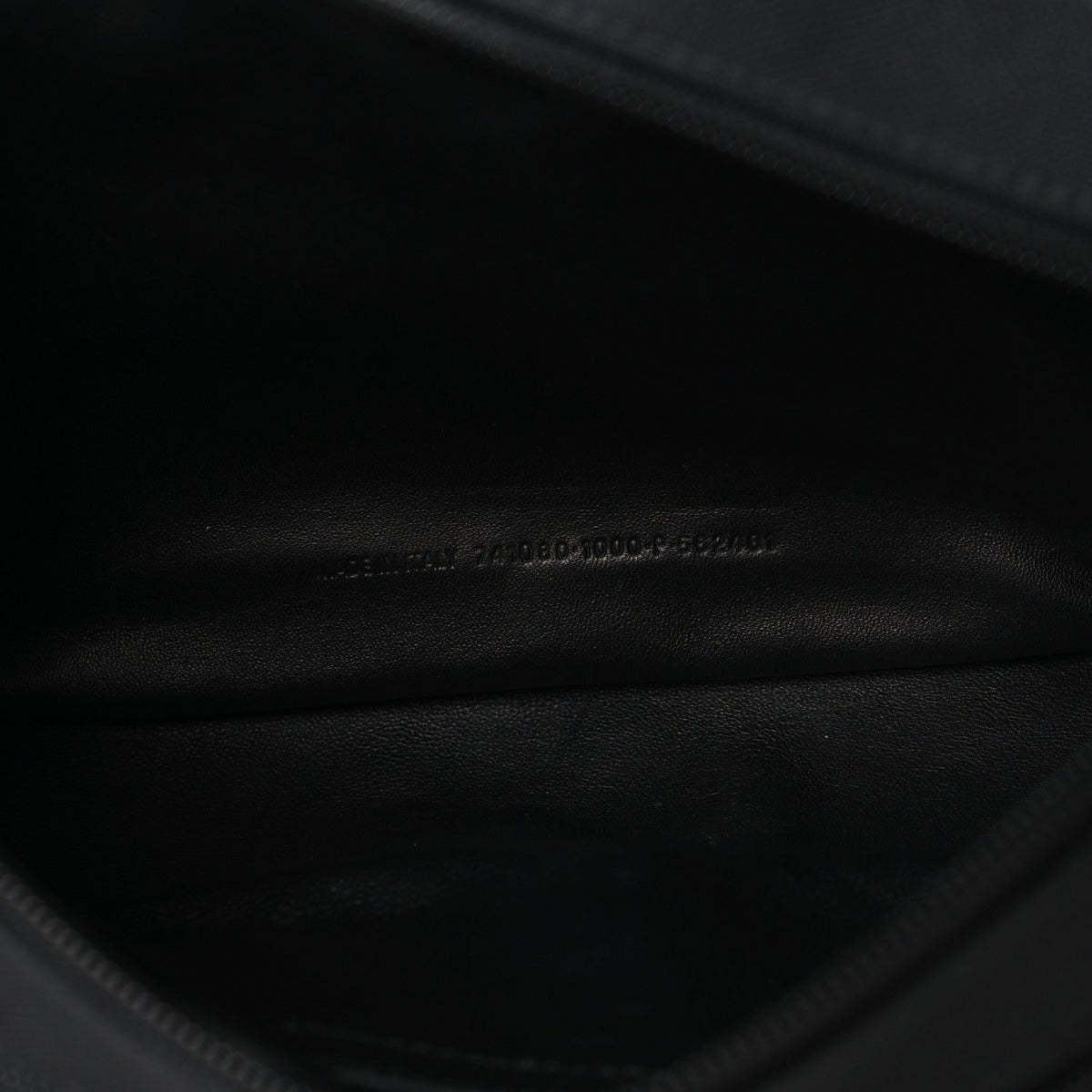 Recycled Sport Nylon Chain Logo Medium Raver Bag Black