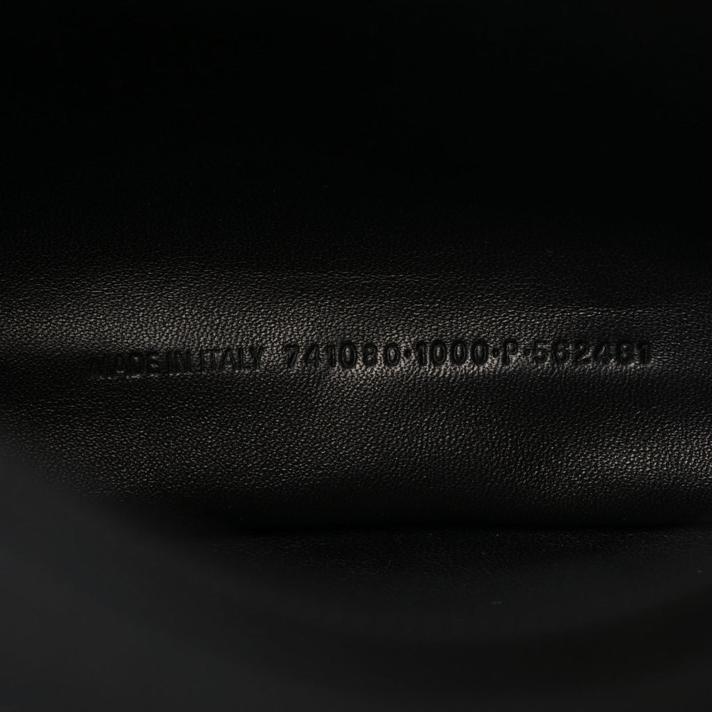 Recycled Sport Nylon Chain Logo Medium Raver Bag Black