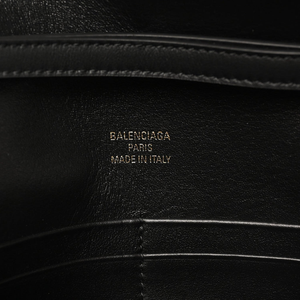 Smooth Calfskin Small Bel Air Clutch On Strap Black Black