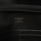 Smooth Calfskin Small Bel Air Clutch On Strap Black Black