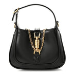 Boarded Dyana Lux Calfskin Nano Jackie 1961 Hobo Black