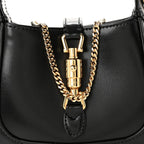 Boarded Dyana Lux Calfskin Nano Jackie 1961 Hobo Black