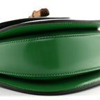 Boarded Dyana Lux Calfskin Web Mini Bamboo 1947 Top Handle Bag Spring Green
