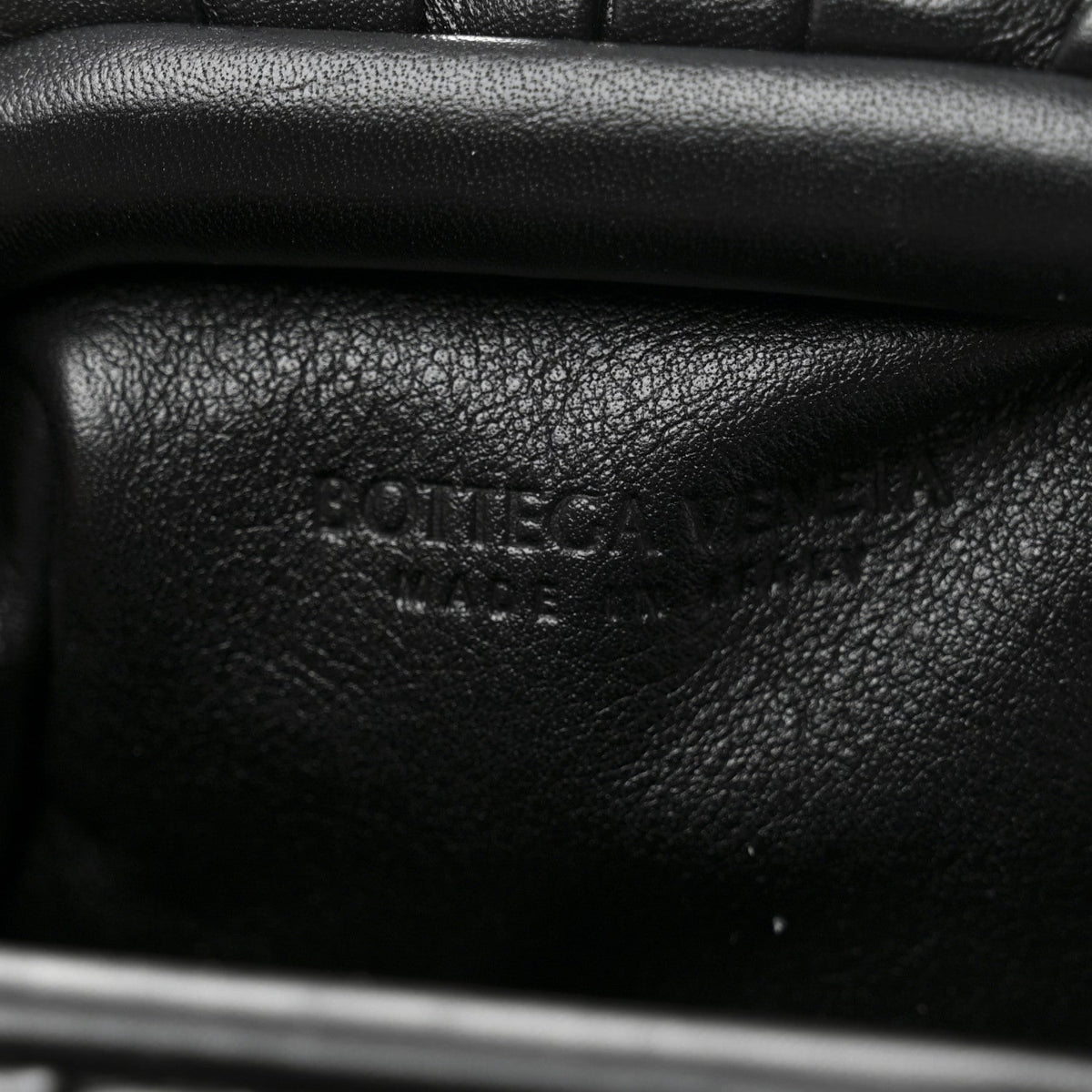 Butter Calfskin Coin Purse Black