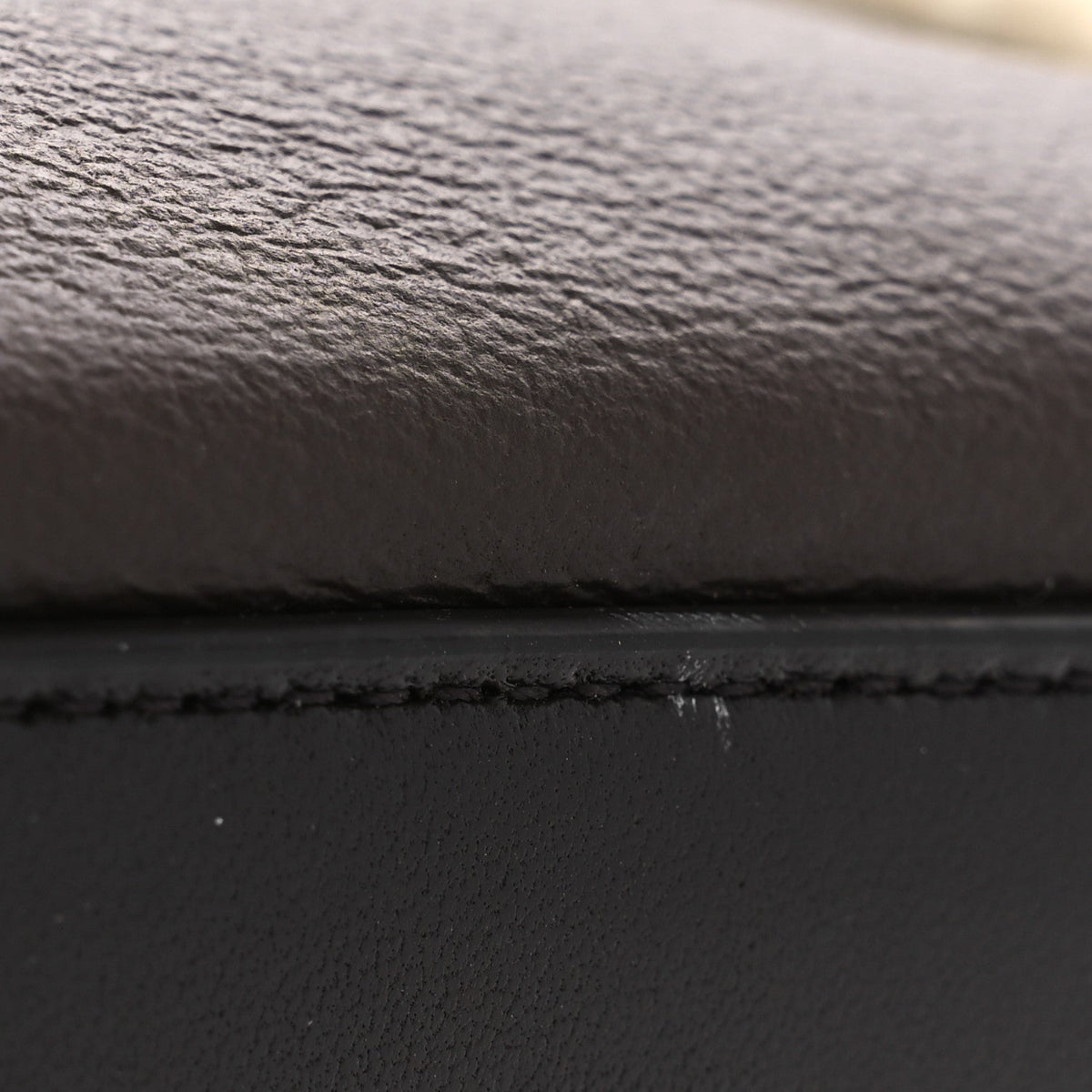 Calfskin Shearling Bang Bang Vanity Case Light Brown Teddy