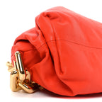 Calfskin The Pouch Chain Orange