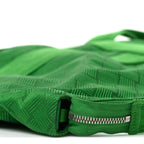 Econyl Jacquard Nylon Woven Pattern Garment Bag Green