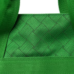 Econyl Jacquard Nylon Woven Pattern Garment Bag Green