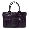 Foulard Intrecciato Pleated Medium Arco Tote Dark Mystic