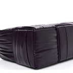 Foulard Intrecciato Pleated Medium Arco Tote Dark Mystic