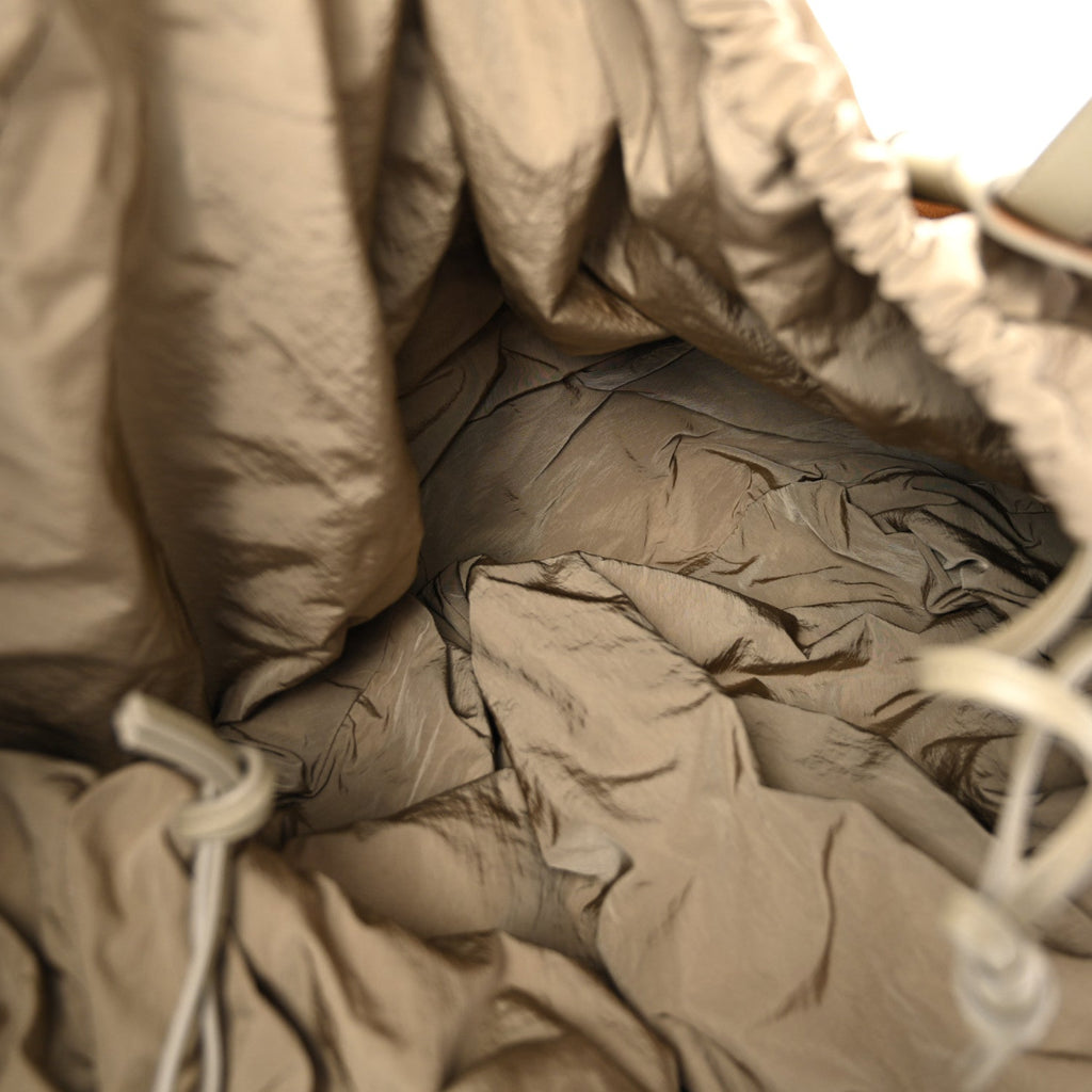 French Calfskin Large Shell Bag Taupe