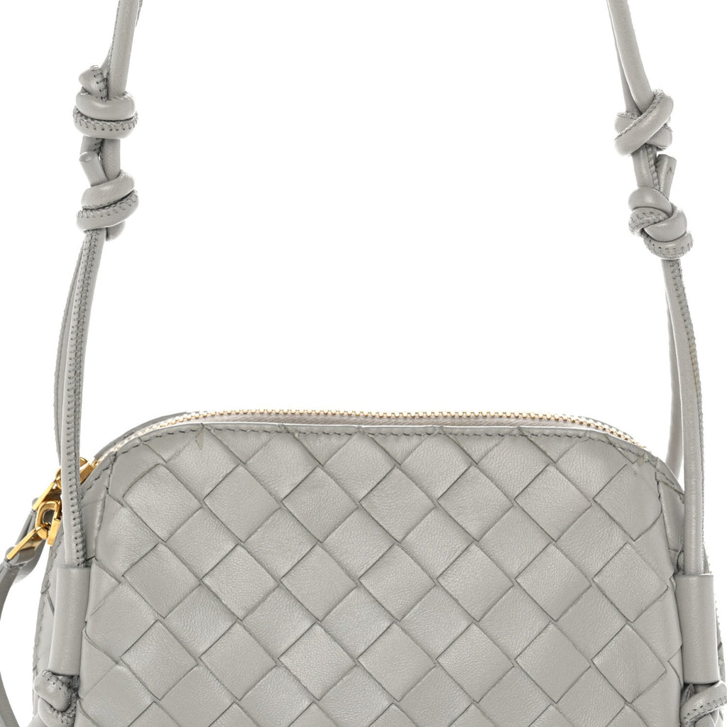 Nappa Intrecciato Concert Pouch Sterling