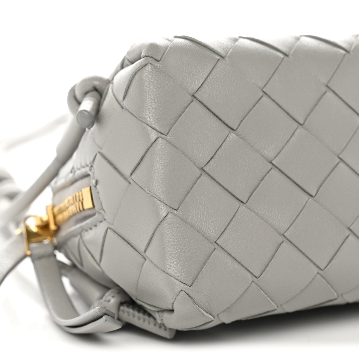Nappa Intrecciato Concert Pouch Sterling