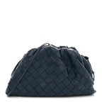 Nappa Intrecciato The Mini Pouch Deep Blue