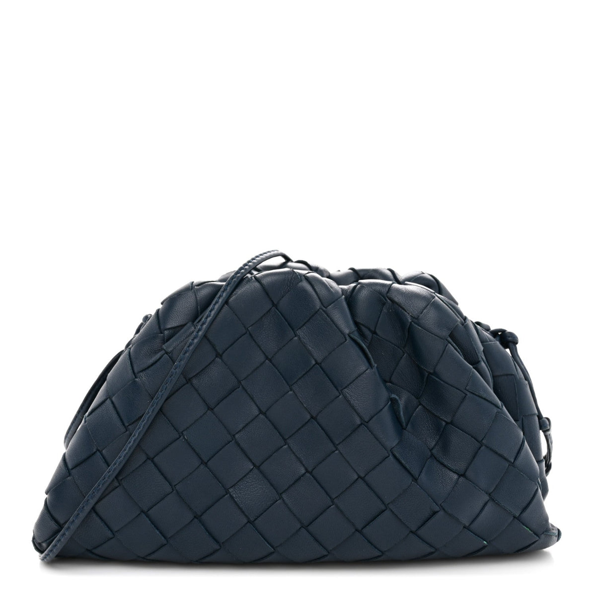 Nappa Intrecciato The Mini Pouch Deep Blue
