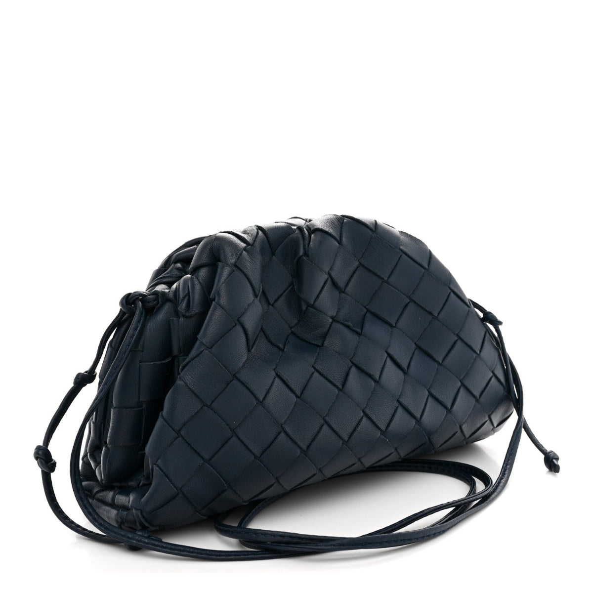 Nappa Intrecciato The Mini Pouch Deep Blue