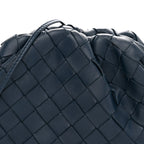 Nappa Intrecciato The Mini Pouch Deep Blue