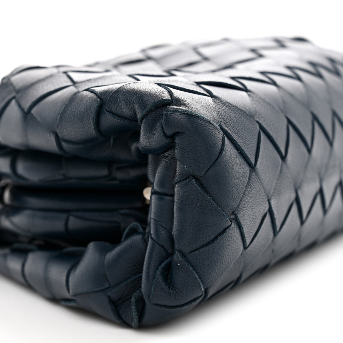 Nappa Intrecciato The Mini Pouch Deep Blue