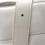 Nappa Maxi Intreccio Padded Cassette Crossbody Bag Chalk