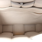 Nappa Maxi Intreccio Padded Cassette Crossbody Bag Chalk