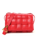 Nappa Maxi Intreccio Padded Cassette Crossbody Bag Firework