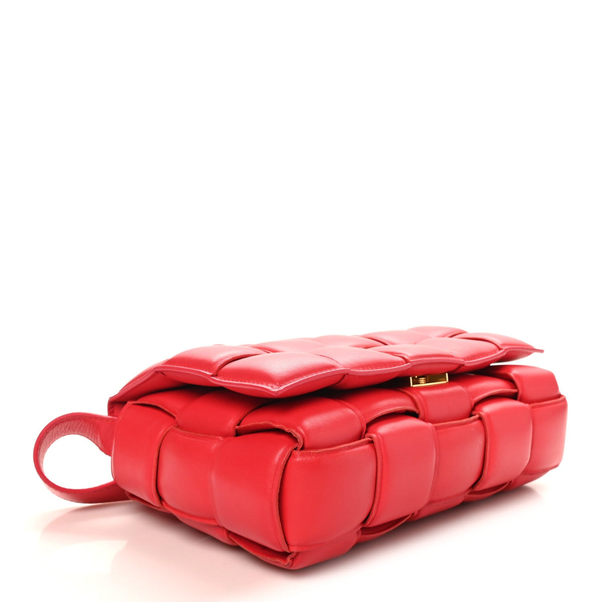 Nappa Maxi Intreccio Padded Cassette Crossbody Bag Firework