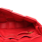 Nappa Maxi Intreccio Padded Cassette Crossbody Bag Firework